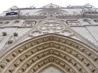 Lyon, Cathedrale St-Jean apres renovation, Portail (03)